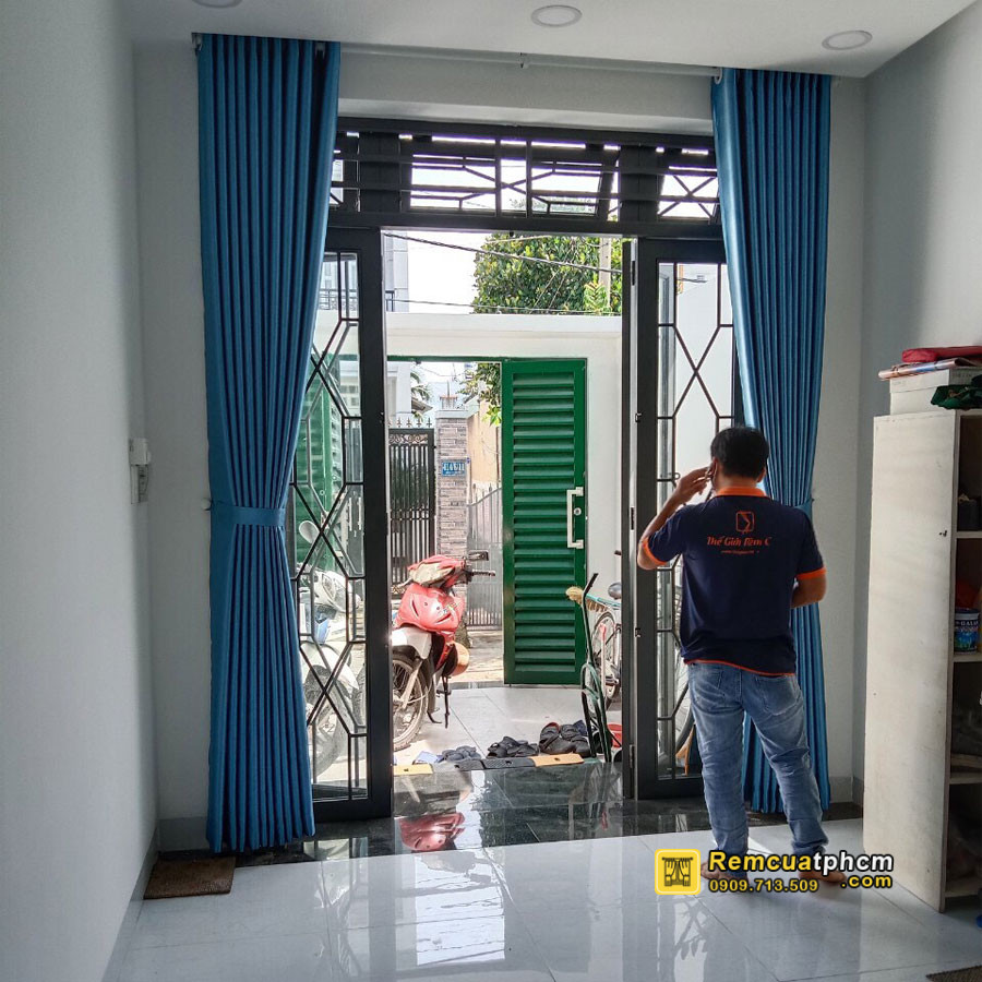 rèm vải giá rẻ 1 lớp