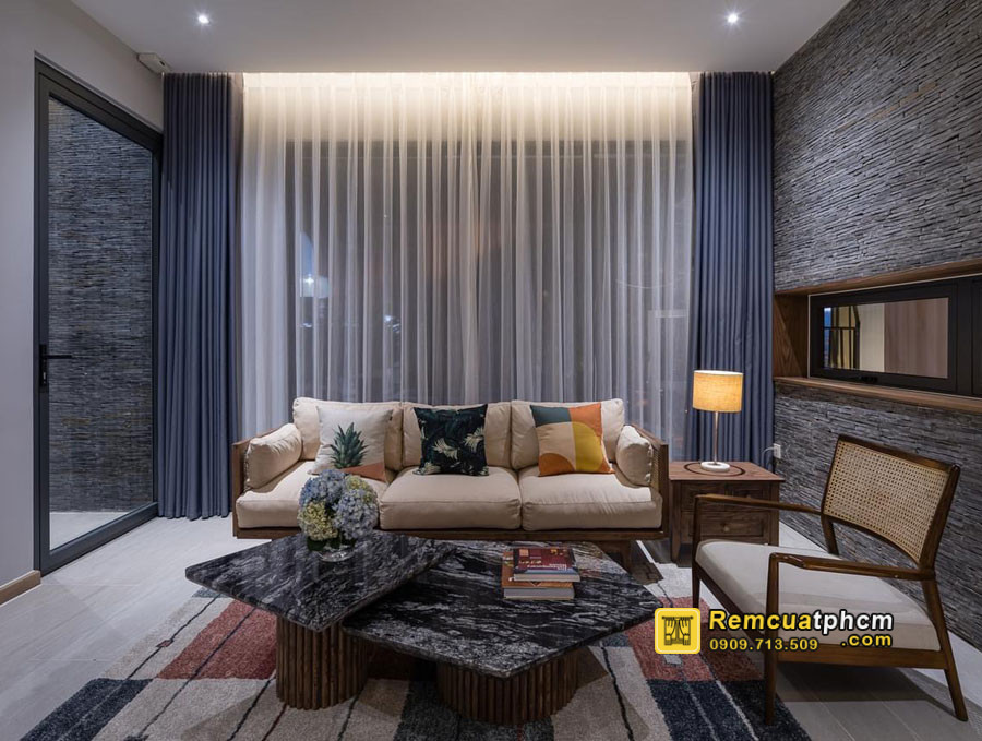 Rèm 2 lớp phòng khách Rèm 2 lớp phòng khách