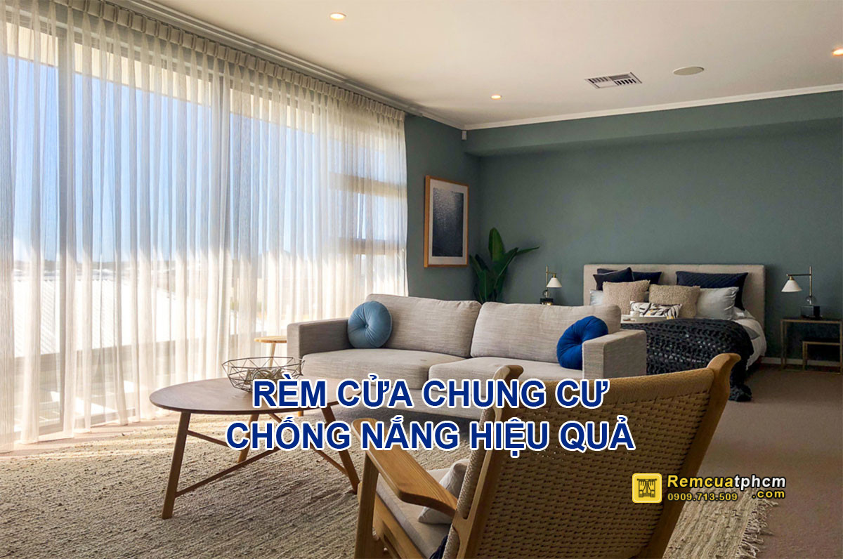 Làm Rèm Cửa Chung Cư Giá Rẻ Chống Nắng